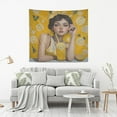 thumbnail image 2 of WOBOGO Lemonade Lass Tapestry 90×60in Home Living Room Bedroom Wall Hanging Ornaments, 2 of 10