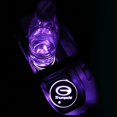 thumbnail image 1 of LED Car Cup Holder Light, 7 Color Changes USB Charging Pad Waterproof Coaster（Trumpchi）6.8cm（a pair） G01, 1 of 4