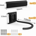 thumbnail image 4 of Bike Storage Rack, 6 Bike Rack Wall Mount Home and Garage Organizer, Vertical Bicycles Hanger Hooks for Indoor Space Saving, 4 of 8