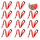 thumbnail image 2 of Paquete de 11 cordones rojos para el cuello, llaves, tarjetas de identificación, credenciales, cordón de poliéster para sujetar el cuello, correa con separación ideal para personal, estudiantes,, 2 of 8