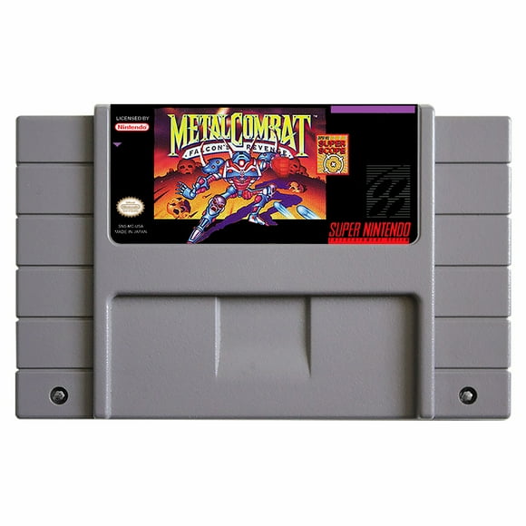 SNES Games Cartridge Metal Combat - Falcon's Revenge