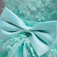 thumbnail image 4 of Trendfront Girls Dress Crew Neck Sleeveless Floral Bowknot Long Formal Princess Gown Birthday Party Evening Gown 5-16 Years, 4 of 9