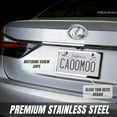 thumbnail image 2 of Laser Engraving License Plate Frames Custom License Plate Frame - Personalized Stainless Steel Holder For Cars & Trucks Mercedes Benz License Plate Frame 2 of 14