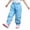 Blue, variant on SGFCWSX Girls Rain Pants, Waterproof Windproof Loose Fit Elastic Waist Lightweight Reflective Strips Outdoor Mud Pants for Outdoor Blue Size 2T