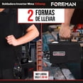 thumbnail image 5 of Soldadora Inverter 130amp 110v Pro+accesorios Foreman, 5 of 5