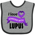 thumbnail image 3 of Inktastic I Love Someone with Lupus Boys or Girls Baby Bib, 3 of 4
