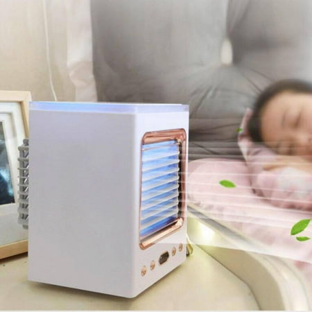 

WHLBF Portable Air Cooler Desktop office Air Conditioning Fan USB Charging