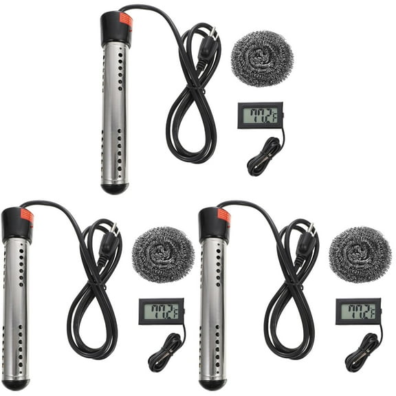 LEDMOMO Immersion Water Heater, Electric Pool Heater, Assorted Color, , 3Pcs
