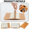 thumbnail image 6 of PU Leather Book Cover Notebook Wraps Rectangle Orange 217x155x19mm, 6 of 6