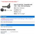thumbnail image 2 of Outer Tie Rod End - Compatible with 1952 - 1956, 1959 Ford Sunliner 1953 1954 1955, 2 of 2