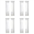 thumbnail image 1 of Cortinas Transparentes Blancas para Ventana 90 Pulgadas de 8 Paneles Cortinas Blancas Transparentes Cortinas Transparentes Panel Básico de Bolsillo de Varilla, 1 of 5