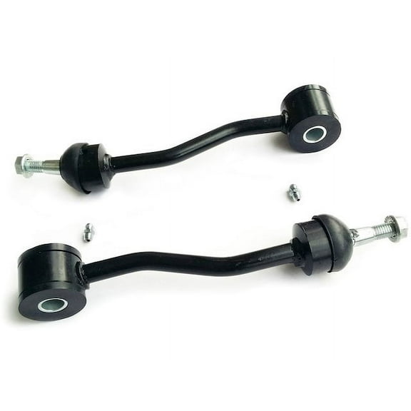 Front Stabilizer Sway Bar 2 Piece Link - Compatible with 1997 - 2006 Jeep Wrangler 1998 1999 2000 2001 2002 2003 2004 2005
