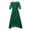 Z83 Green, variant on Cocktail Dresses for Women 2024 Mother of The Bride Dresses Tea Length Short Sleeves Formal Chiffon Dresses Gold M