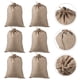 thumbnail image 5 of Bolsas de arpillera de 6 piezas de arpillera bolsas de vegetales reutilizables, 5 of 6