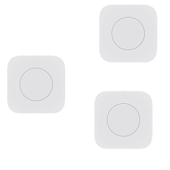 3X Tuya Zigbee Wireless Mini Switch One Key Push Button Control Scene Smart Remote Controller Home Automation