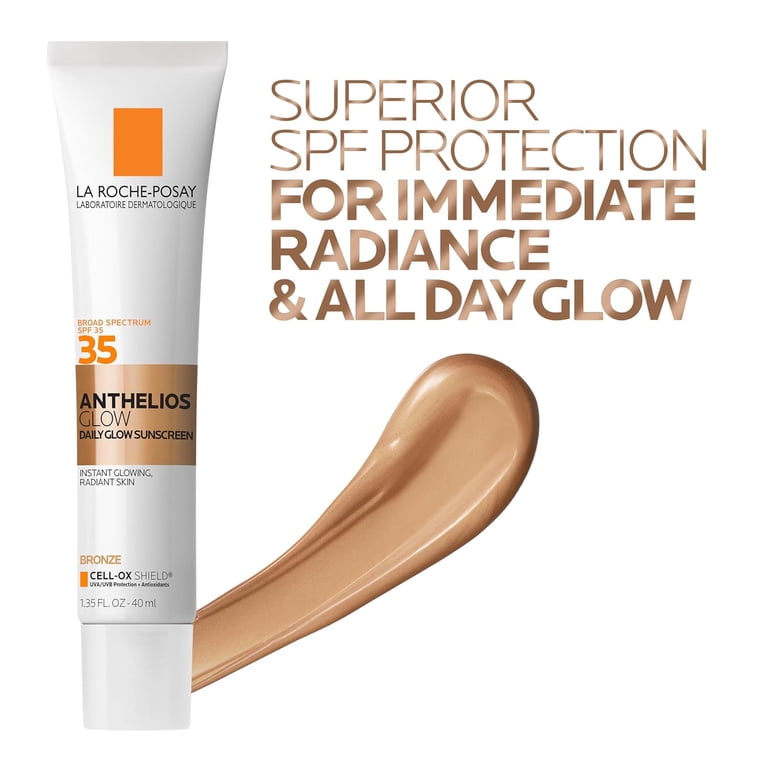 La Roche-Posay Anthelios Glow Face Sunscreen SPF 35 - Bronze, 1.35