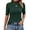 09-Dark Green, variant on T Shirts for Women Mock Neck Short Sleeve Tops Dressy Casual Slim Fit Mock Turtleneck Tee