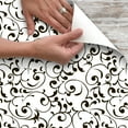 thumbnail image 5 of (4 pack) Con-Tact Brand Contact paper Adhesive Shelf Liner 18 in x 9 ft, Virtu Black, 5 of 5