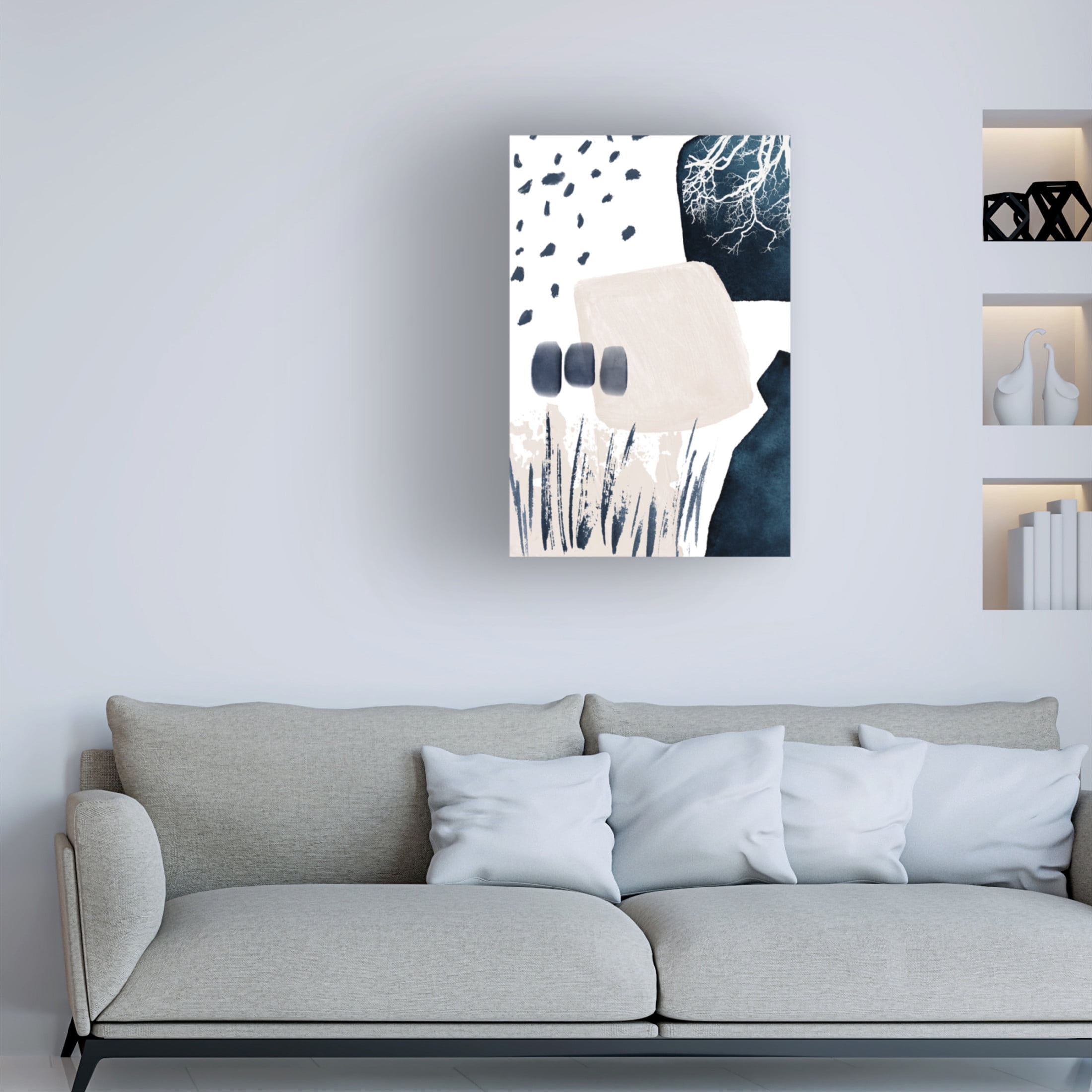 Trademark Fine Art Sally Ann Moss Dreamy 3 Canvas Wall Art