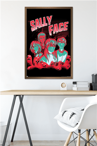 Sally Face - Shadows Wall Poster, 22.375" x 34" Framed