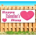 thumbnail image 1 of Happy Valentines Day 13 oz Vinyl Banner With Metal Grommets, 1 of 4