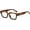 A2 Tortoise, variant on Fashion Square Glasses for Women Men Trendy Thick Frame Computer Eyeglasses Black Frame Clear Lens eyewear