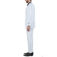 thumbnail image 5 of Mens Suit Two Piece Solid Notch Lapel Set With Free Matching Vest, 5 of 5