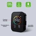 thumbnail image 4 of Medidor de CO2 multifuncional 3 en 1 Probador de humedad de temperatura digital Monitor de Tomshoo 3 en 1, 4 of 6
