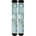 thumbnail image 7 of FREEAMG 1 Pair White Flower Watercolor Compression Socks 20-30mmHg Knee High Women Socks Tube Athletic Stockings for Men Sport Soccer Running Cycling Medical Nurse Winter Travel, 7 of 7