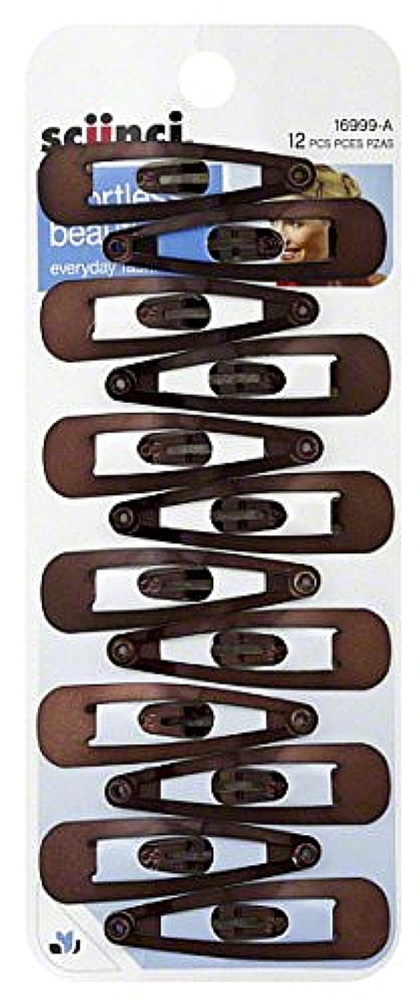 brown hair clips