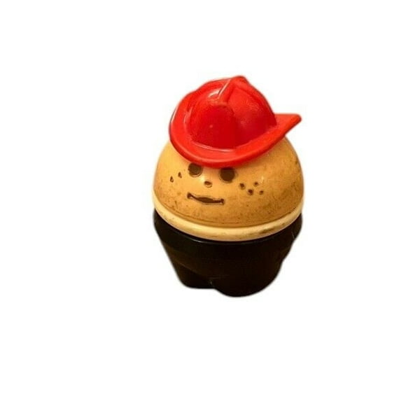 Little Tikes TODDLE TOTS FIREFIGHTER BOY RED HAT BLACK CLOTHES Replace