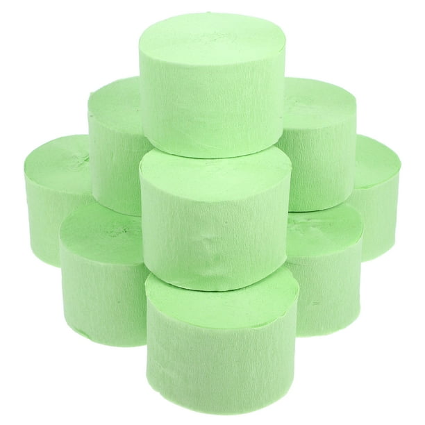 KAKOWELY 10 serpentinas decorativas de papel crepé para decoración de bodas, cumpleaños y fiestas.