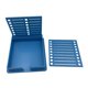 thumbnail image 5 of Soporte para notas adhesivas con plantilla de notas y organizador para escritorio y hogar Azul, 5 of 8