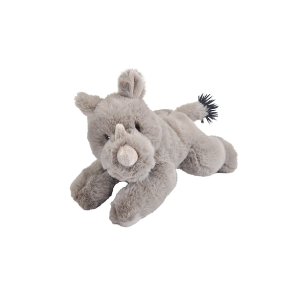 Wild Republic Ecokins Mini Rhino, Stuffed Animal, 8 inches, Gift for Kids, Plush Toy, Made from Spun Recycled Water Bottles, Eco Friendly, Child’s Room Decor