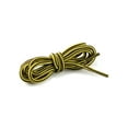 thumbnail image 2 of INSPIRE CHIC Unisex Round Rope Dual Colored Striped 1/5 Thick Boot Shoelace 150cm / 59.05" Gold Yellow Coffee, 2 of 4