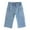 LightBlue-2749, variant on KIDSCOOL SPACE Baby Girls Wide-leg Cargo Jeans,Toddler Boy Elastic Waist with D-ring Loops Stretch Denim Pants,Mid Blue,18-24 Months