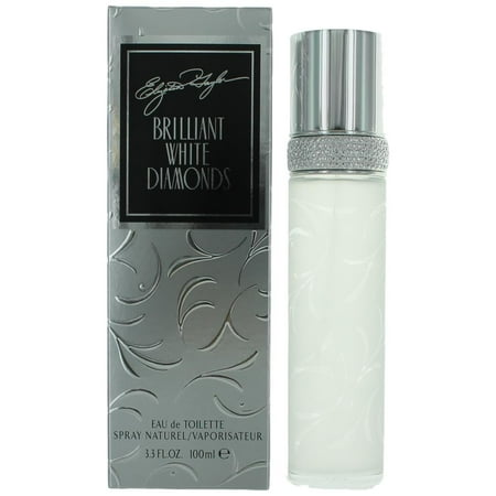 Elizabeth Taylor White Diamonds Brilliant Eau De Toilette Spray for Women 3.3 oz