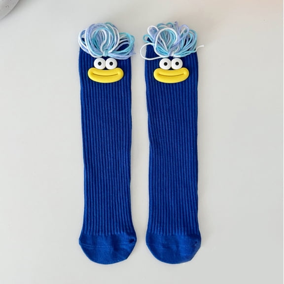 Crazy Socks for Kids-Silly Socks with Funny Monster Design Wacky Novelty Crew Socks for Crazy Sock Day