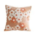 thumbnail image 2 of Fiudx Funda de Almohada Floral, Encantadora Funda de Cojín de Algodón, Elegante Diseño con Cremallera Invisible, Tela Suave y Duradera, Decoración para Sofá de Sala de Estar, Mejoras para El Hogar, L, 2 of 6