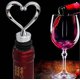 thumbnail image 5 of 10 tapones de vino de acero inoxidable, tapón de botella de bebidas para colección de vino, vino tinto, champán, cerveza, protector de sello (5 en forma de corazón + 5 en forma de bola) Rojo Verde, 5 of 5