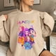 thumbnail image 1 of Pop cazadora para niña Printed Anime Print Long-Sleeved Sweatshirt 1*Top （Khaki）, 1 of 3