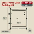 thumbnail image 3 of Adjust-A-Gate Build Kit, 60"-96"(2 Pack) w/ Gate Building Kit, 36"-60" (2 Pack), 3 of 11