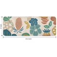 thumbnail image 7 of Beige Pioneer Flower and Leaf Pattern Kitchen Rug Mat,Kitchen Runner Rugs Non Skid Washable,Decorative Kitchen Floor Mats for Kitchen,Sink,Laundry,17"x47.2", 7 of 7