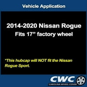 CarolIna Wheel Cover 17-In. Hubcap Fits Rogue 2014 - 2020 Professionally Reconditioned OEM Nissan (1 Piece)
