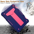 thumbnail image 3 of Fire HD 8 2020 Case, Fire HD 8 Plus Case, Allytech Heavy Duty Protection Shockproof Kickstand Kids Friendly Silicone PC Back Cover for Amazon All-new Fire HD 8 10th Generation, Navyblue/Rose, 3 of 4