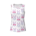 thumbnail image 4 of Haiem Heart Rabbit Workout Tank Tops for Women, Athletic Sports Slim-Fit Tank Tops, Compression Sleeveless Dry Fit Shirts,Athletic Shirt-Small, 4 of 9