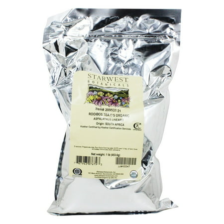 Best Starwest Botanicals - Bulk Tea C/S Organic Rooibos - 1 lb. deal