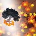 thumbnail image 3 of CASAFUN Halloween Ghost Hand Skeleton Lights String Battery Operated,Pumpkin Maple leaf LED Lighted Fall Decorations for Home for Holiday Autumn Harvest Winter Christmas Thanksgiving Decor, 3 of 5