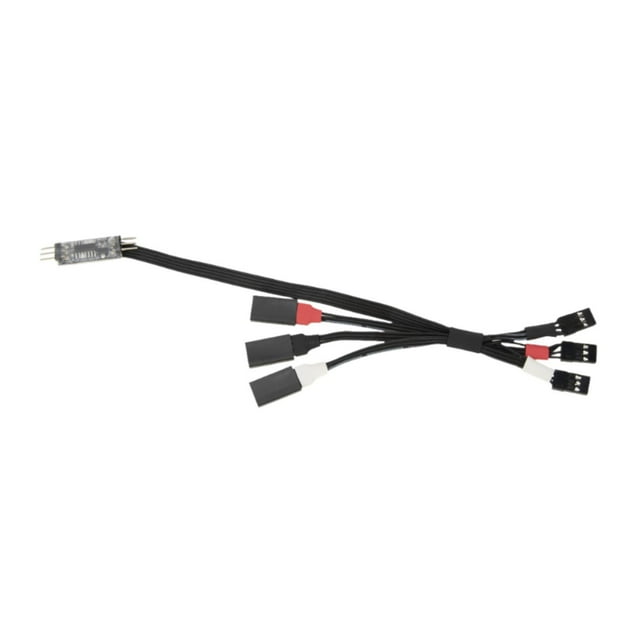Cable de control de dirección de cuatro ruedas perfke Para coche RC 1/18 TX4M