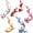 Color mixing, variant on Cherry Blossom Iron On Patches, Embroidery Flower Appliques for DIY (Red) | Cherry Blossom Embroidery Patches | Iron On Floral Appliques for Clothing, Bags, Jackets & DIY Craft Decoration